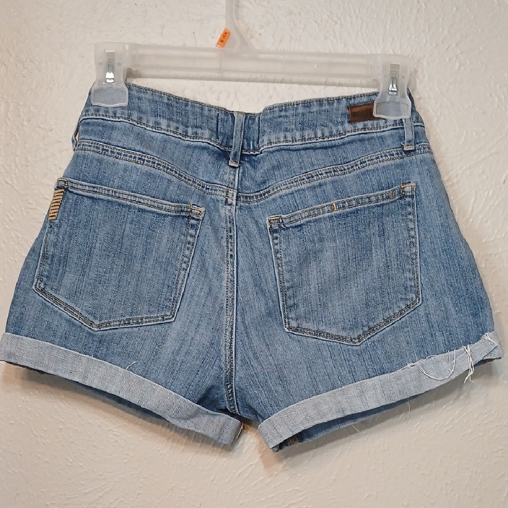 🧡Paige Gently Worn, Size 27, Paige Women's Blue Denim Shorts - Picture 2 of 8
